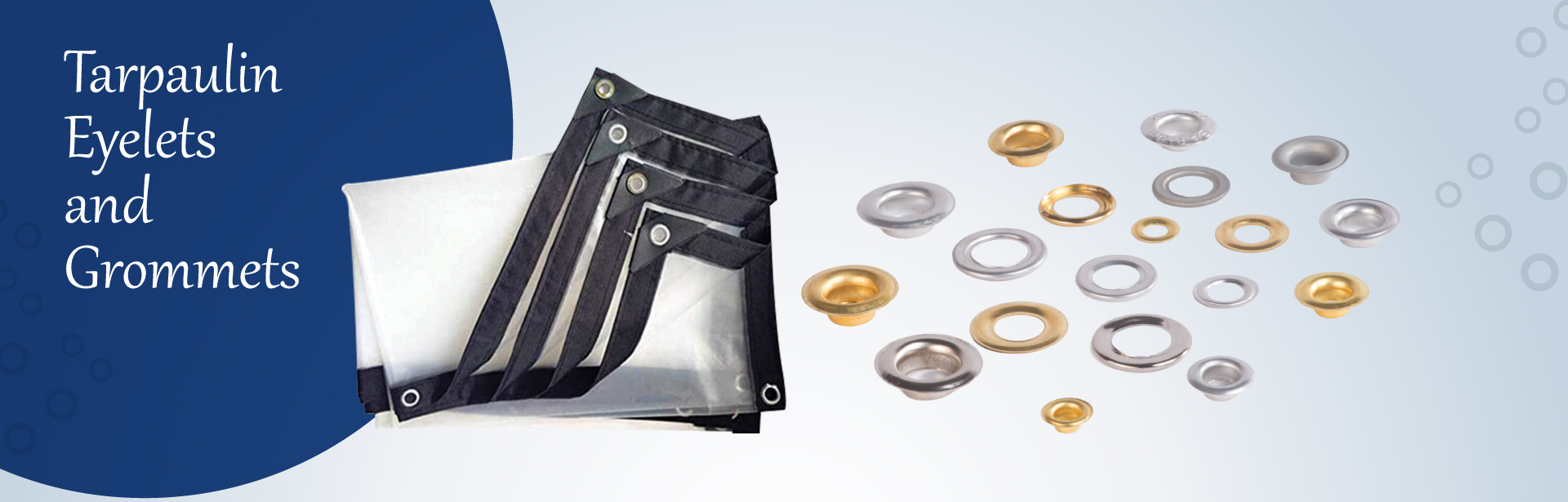 Aluminium Tarpaulin Eyelets, Grommets Manufacturers in India